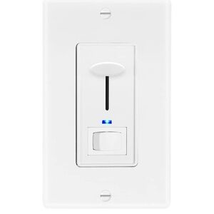 White Dimmer Light Switch